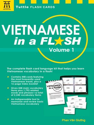 cover image of Vietnamese Flash Cards Kit Ebook